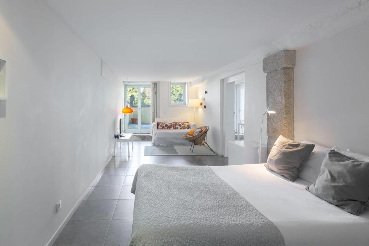 Guestready - Ayres Studio W Balcony Garden OOporto Exteriör bild
